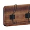 Flash Furniture 24" Rustic Brown Wall Mount Coat Rack with Hooks HFKHD-GDI-CRE8-532315-GG - alternate 5